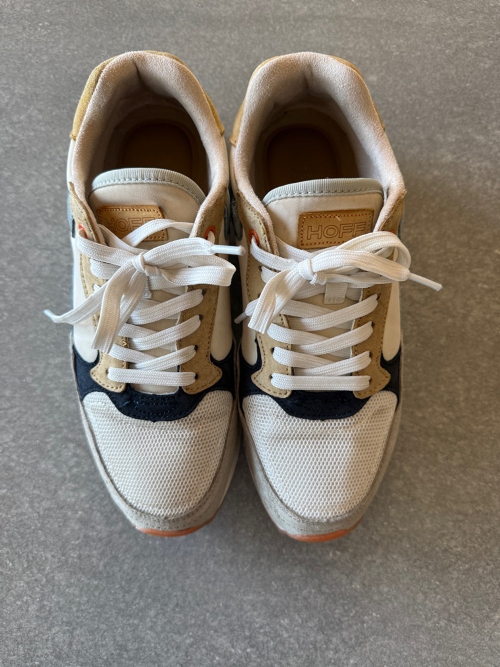 Hoff Women’s White Beige Blue Casual Sneakers